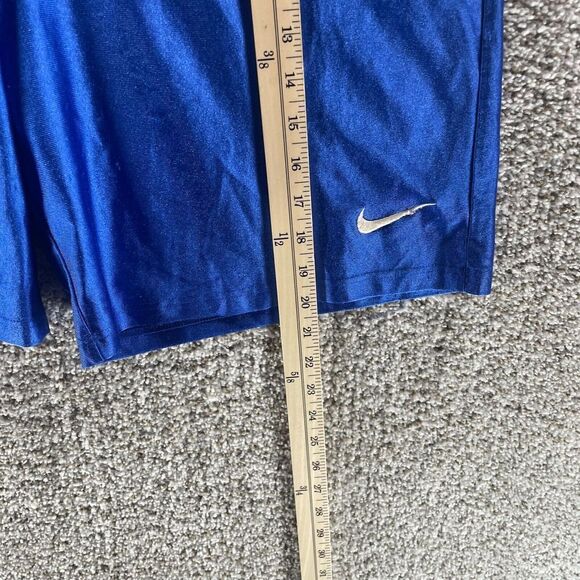 Vintage Nike Dazzle Shorts Men’s Large Blue Athletic Gym Made In USA Dwawstring - Picture 4 of 9
